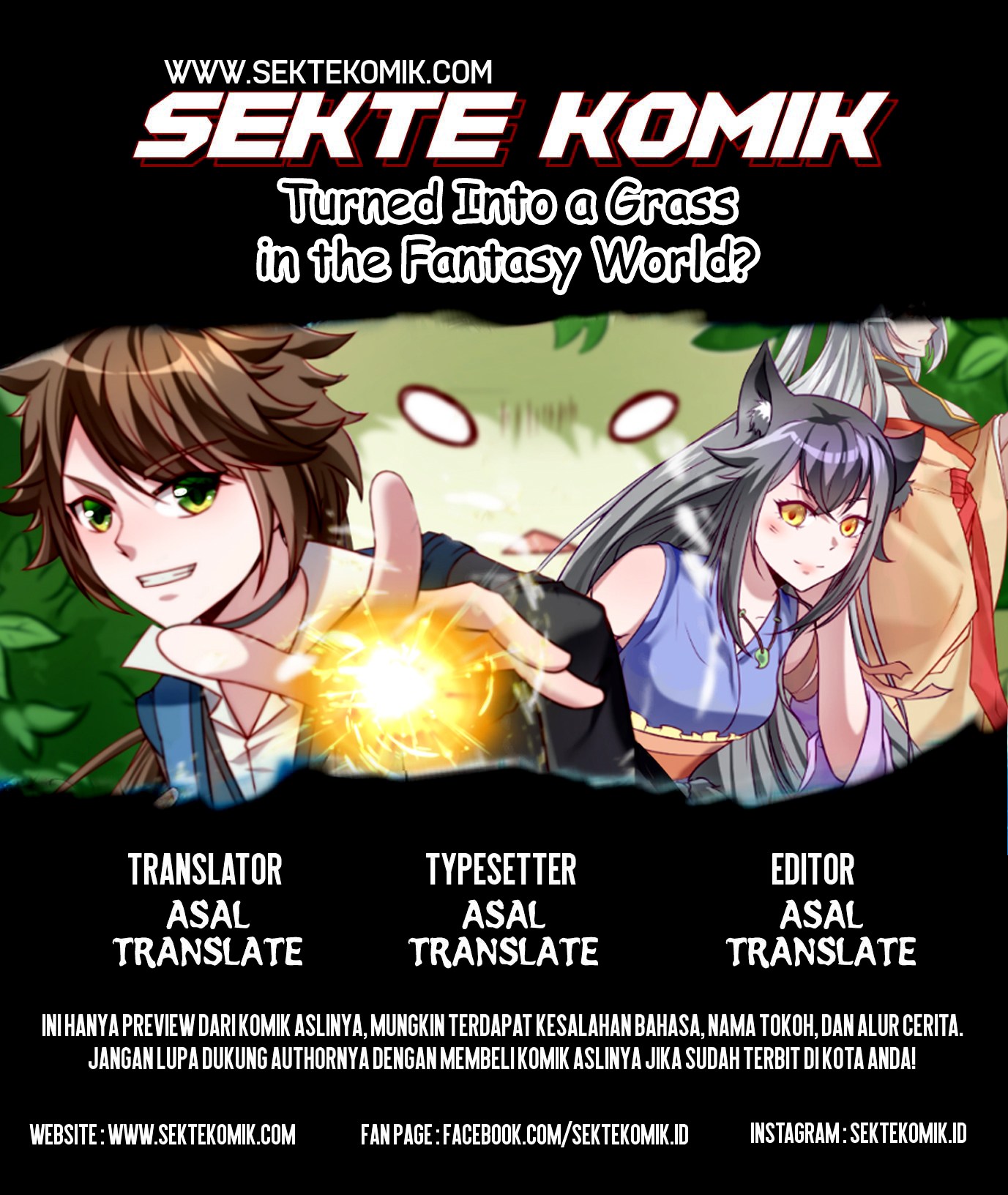 Turned Into a Grass in The Fantasy World? Chapter 02 Gambar 1